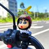 Bateria de carro elétrico carro bicicleta motocicleta decoração pequenos acessórios fofo novo enfeites de guidão boneca pato amarelo