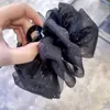 Presilha de Laço de Tela Preta para a Parte de Trás da Cabeça, Presilha Jacaré, Piranha Grande, Piranha Elegante, Venda Direta Nova Feminina de Ano Novo