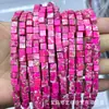 6*6mm Contas Quadradas de Cristal Rosa Natural Amethyst Beads Quadrados para Pulseira Acessórios de Joias DIY Atacado