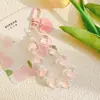 Pulsera de Amor Estudiantil Acrílica Colgante para Teléfono Móvil Llavero Cadena de Corazón de Melocotón Aleación Cadena Colgante para Funda de Teléfono Móvil Bolso