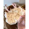 Conjunto de Pijama de Camisola Floral Elegante para Niña, Nuevo Set de Ropa de Casa con Shorts de Cuadros Rosas Verano 2026