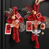2027 Nuevo Modelo Año del Cordero Adornos Colgantes de Frutas Rojas para Decoración de Año Nuevo, Decoraciones Festivas para el Festival de Primavera, Feliz Año Nuevo, Suministros Festivos