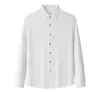 Listras em camadas/camisa sem costura/antibacteriana 7A/40D/220G respirável e confortável roupa de trabalho/camisa cultural/casual de negócios
