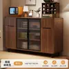 Aparador, Gabinete de Almacenamiento de Pared para Sala de Estar, Gabinete de Almacenamiento para el Hogar, Gabinete de Almacenamiento de Madera para Cocina, Gabinete de Té, Gabinete para Entrada