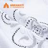 Tecido Tricô Anran Textura Clara Simples e Atmosférico Saudável e Confortável Têxtil Sofisticado Tecido Jacquard Tecido para Colchão de Sofá