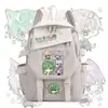 Mochila de mercancía del Dios Maligno Moran, mochila estilo anime 2D del equipo del hospital Wang Qing Han Yu para estudiantes hombres y mujeres, moderna