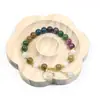 Pulsera de turmalina de colores ojo de gato pulsera del gato de la suerte para mujeres joyería de la suerte de lujo ligero regalo para amigo