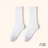 Calcetines de Algodón Puro para Hombre para Primavera y Verano, Caña Alta, Doble Aguja, Sin Costuras, Absorbentes del Sudor, Resistentes al Olor, 100% Algodón, Calcetines Largos de Negocio para Hombre, Fábrica