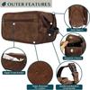 Bolsa de Almacenamiento Impermeable y Resistente a Manchas de Gran Capacidad Transfronteriza para Artículos de Tocador de Hombre, un Set Imprescindible para Viaje para Afeitar y Cuidado