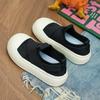 2023 Verano Nuevo Casual Combinable Transpirable Tejido Volador Slip-on Zapatos Blancos de Mujer Nicho Original Zapatos de Lona para Niños