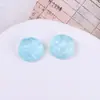 Onda de Agua Cielo Estrellado Brillo Transparente Redondo Pasador Pendientes Agujero Zapato Flor Parche Joyería DIY Accesorios Venta al por Mayor