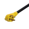 Cable de Alimentación para Estación de Carga de Energía Nueva Estándar de EE. UU. 50A Cable de Extensión Resistente para RV Camper Enchufe 14-50P