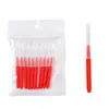 Cepillos interdentales transfronterizos aprobados por el fabricante, cepillos para pestañas, cepillos interdentales para ortodoncia, cepillos interdentales de limpieza, cepillos pequeños para cejas de belleza y maquillaje