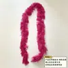 Cintas de pelo artificial 1.5m, cintas decorativas para escenario de fiesta, cintas de plumas navideñas