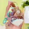 Chaveiro Criativo de Coração com Areia Movediça Líquida Tendência da Moda Pingente Pequeno para Bolsa Exquisito Lindo Presente para Casal Venda por Atacado