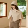 Gorro Unisex Casual Versátil para Deportes Urbanos 100% Cachemira Pura, Nuevo Estilo Otoño e Invierno, Cortavientos y Cálido, Estilo Simple