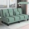 Sofá-cama dobrável de dupla finalidade para duas ou três pessoas, multifuncional, simples, adequado para apartamentos de aluguel, quartos e salas de estar, sofá de tecido