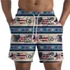 Pantalones cortos de verano nuevos para hombre transfronterizos con estampado digital 3D, pantalones casuales rectos para la playa, fabricantes de origen