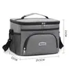 Bolsa de Hielo de Venta Caliente Transfronteriza Tela Oxford Engrosada Conservación de Frescura Bolsa de Picnic Bolsa para Lonchera Bolsa de Hielo Portátil Bolsa Térmica para Almuerzo