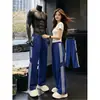 Calça Esportiva Masculina de Seda de Gelo Secagem Rápida Verão Estilo Fino Calça Jogger Casual Longa Respirável Solta Tendência Estilo Versátil