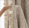 Cortina Blackout Retro Francesa Sala de Estar Quarto Downton Abbey Fio Chenille de Alto Padrão Jacquard Tingido em Fio Shaoxing Keqiao