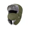 Sombrero Térmico de Invierno Lei Feng, Sombrero con Máscara Protectora para Orejas y a Prueba de Frío para Exteriores para el Noreste, Sombrero Unisex a Prueba de Viento e Impermeable