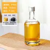 Botella de Vodka de 500ml, Botella Transparente de Vidrio para Vino de Frutas, Botella Sellada para Vino de Hielo, Botella para Licor Casero, Botella de Vino Vacía