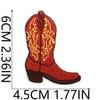 52 Piezas Marrón Vaquero Occidental Bordado Parche Decorativo para Chaqueta Etiqueta Bordada Bordada Bordada