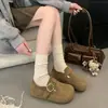 Zapatos planos retro Birkenstock para mujer, nuevo modelo otoño 2026, de suela gruesa, versátiles, modernos, sin cordones, ligeros, casuales