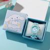 Relojes de dibujos animados de Sanrio relojes para niños de primaria al por mayor luminosos de silicona reloj de muñeca caja de regalo explosiones transfronterizas