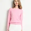 Nuevo Suéter de Punto de Cuello Redondo Otoño e Invierno para Mujer, Suéter Versátil y de Moda para Usar como Capa Base, Suéter Transfronterizo, Venta al por Mayor de una Pieza
