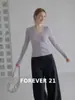Suéter de Punto de Manga Larga con Botones y Cuello en V Morado Eterno para Mujer Otoño 2026 Abrigo Cárdigan Top Ajustado