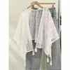 Xale de Proteção Solar para Praia de Verão, Lenço de Seda de Uso Duplo, Elegante e de Alta Qualidade, Roupa Versátil e Fina para Viagem com Proteção Solar