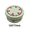 Latas Redondas de Hojalata Personalizadas por el Fabricante, Cajas de Lata para Galletas, Latas para Empaque de Alimentos, Latas Metálicas para Dulces y Snacks