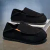 Mocasines de Cuero Mate Transpirables de Verano para Hombre Slip-ons para Hombre Zapatos de Conducir Suela Suave Versátiles Ligeros Zapatos Perezosos