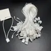 Cuerda Colgante Universal de Cabeza de Bala para Ropa, Bolsos, Zapatos y Sombreros con Hilo Encerado Hebilla Cuadrada Desechable Cuentas Colgantes en Stock