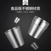 Copo de Aço Inoxidável Copo de Aço Inoxidável 304 Camada Dupla Copo com Bico para Crianças Copo de Cerveja Coreano Copo de Café Copo de Água de Aço Inoxidável