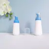 En stock botella cónica blanca de espuma de 60 ml, botella espumadora de PET para mousse de 100 ml, dispensador portátil de espuma facial