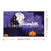 Suministro Especial Transfronterizo Tela de Fondo para Halloween Impresión de Alta Definición Calabaza Casa Embrujada Festival de Fantasmas Serie de Telas de Fondo para Decoración