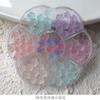 Internet Celebridade Ins Estilo Camélia Gelo Luminoso DIY Nail Art Joias Aurora Flat Diamond Bow Nail Jewelry