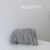 Bolsos para Mujer 2025 Nuevo Popular Coreano Plisado Cadena Pedrería Nube Dumpling Bolso de Noche Bandolera de un Hombro