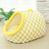 Canil Four Seasons Universal Semi-fechado Dog House Pet Cat Nest Engrossado Quente Dormindo Pet Sleeping Nest Atacado