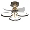 Luz de techo con ventilador de frecuencia variable nórdico para sala de estar y pasillo, nuevo ventilador de techo ultra silencioso simple y moderno para dormitorio con luz