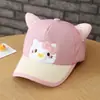 Gorros Infantiles para Primavera y Otoño, Unisex con Estampado de Animales de Dibujos Animados, Gorra Pequeña con Pico de Pato y Orejas, Gorra de Béisbol de Dibujos Animados Linda