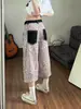 Shorts de Mezclilla Veraniegos Estilo Retro Americano para Mujer, Nuevo Estilo de Verano, Corte Holgado, Dobladillo Curvo, Pantalones de Largo Medio Adelgazantes para Ir al Trabajo