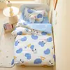 Funda Nórdica Infantil Pieza Única 100% Algodón Puro Guardería Niñas Siesta 120x150x200 Juego de Funda Nórdica para Bebé