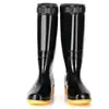 Botas de lluvia duraderas con suela de goma, unisex, cálidas, resistentes a ácidos y álcalis, de caña alta, engrosadas, antideslizantes, adecuadas para el trabajo, lavado de autos y como botas de agua, diseño de camuflaje