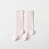 Calcetines para Bebé Primavera Otoño Español Lazo Grande Calcetines Hasta la Rodilla a Media Pantorrilla para Bebé Calcetines para Niña Amazon Niña Pequeña