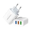 Cargador de teléfono móvil multipuerto 3USB Diamond 5V2A12W de pared adaptador de corriente de carga cabezal de carga regulaciones europeas y americanas