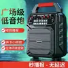 Huabao Audio Bluetooth Portátil de Alta Potencia Audio para Baile Cuadrado Micrófono Inalámbrico Altavoz Bluetooth para K-song Reproducción al Aire Libre